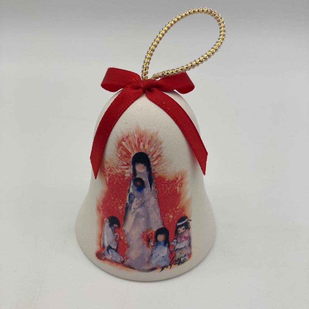 Vintage DeGrazia 1999 Annual Christmas Bell Ornament Limited Edition